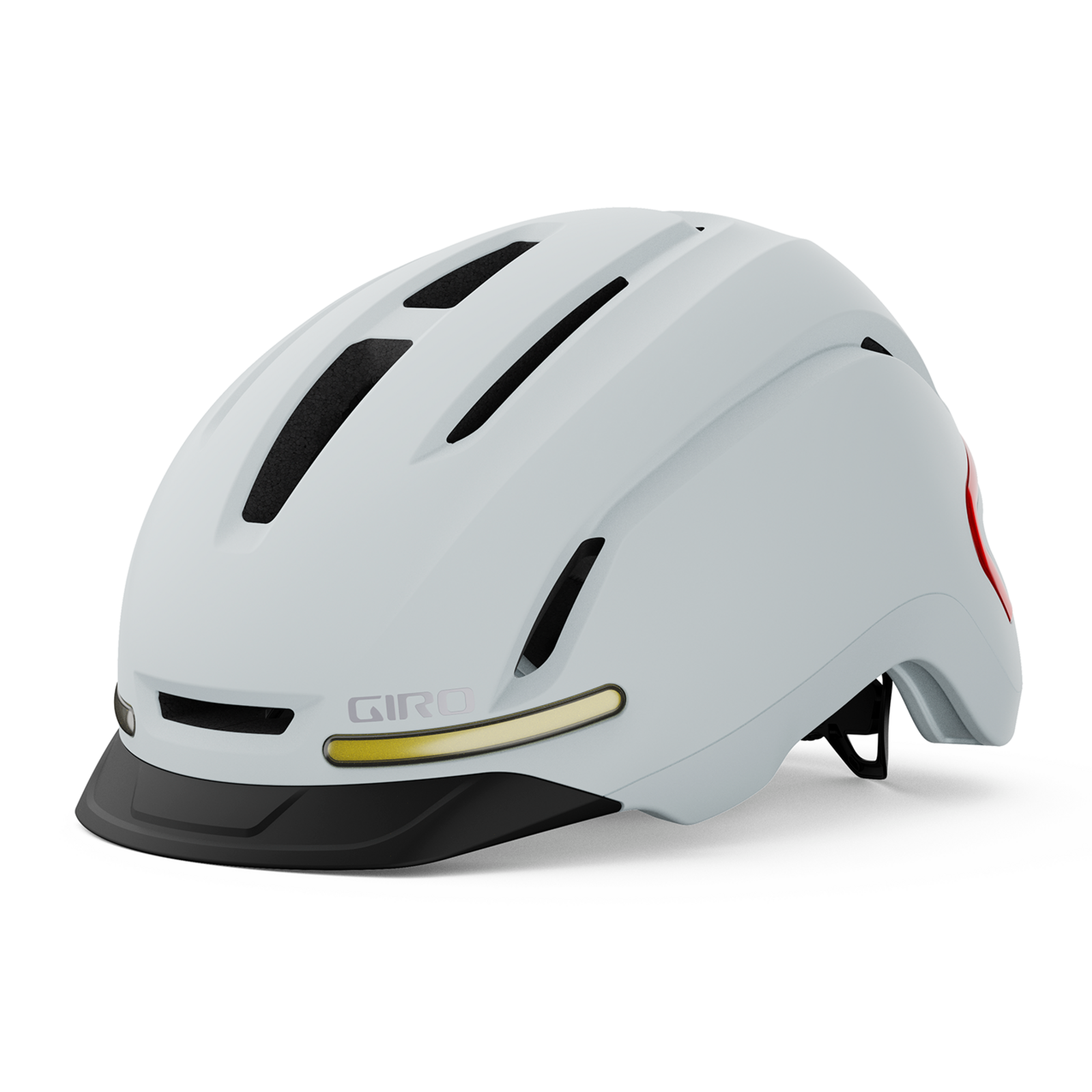 Giro Ethos LED MIPS Stadt- und E-Bike Helm unisex, weiss, Grösse: M