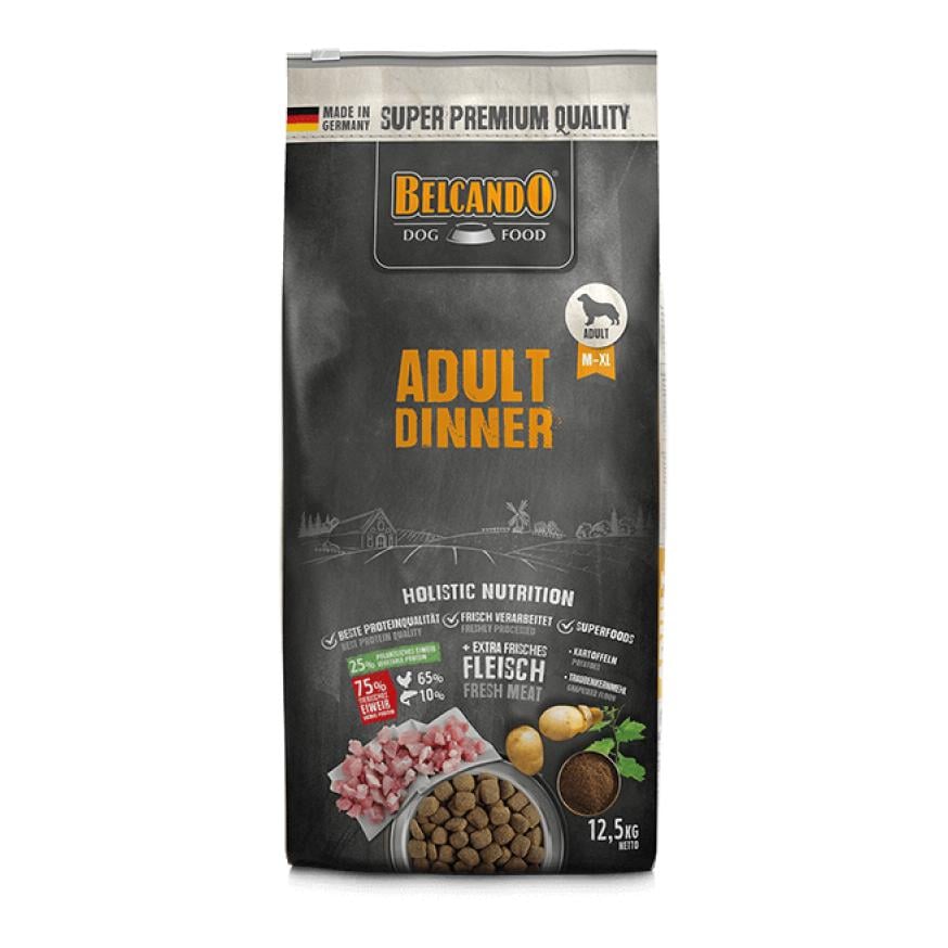 BELCANDO Trockenfutter Adult Dinner - Grau -