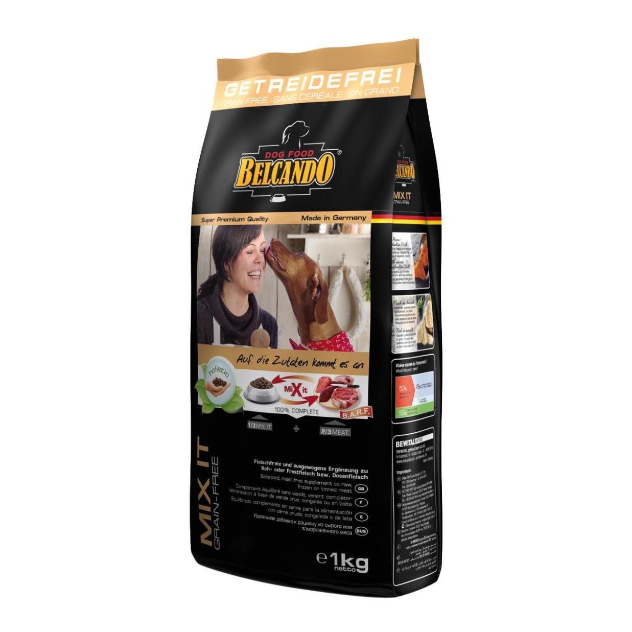 BELCANDO MiXit Ergänzungs-Trockenfutter getreidefrei - Schwarz -