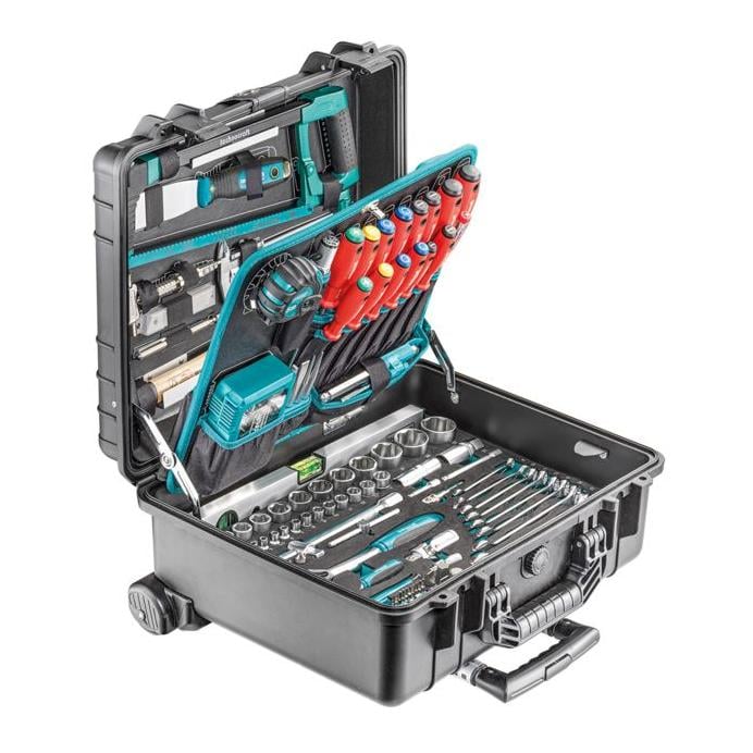 technocraft PP-Werkzeugkoffer PRO TROLLEY IP65 - Schwarz -