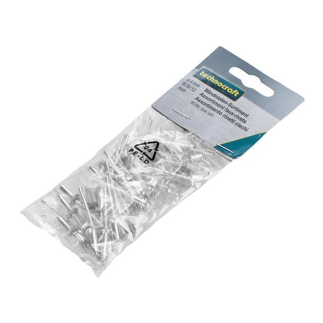 technocraft Alu Blindnieten-Sortiment - Silber -