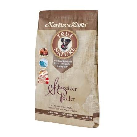 Markus-Mühle True Nature Trockenfutter mit Schweizer Poulet- kaltgepresst - Braun -