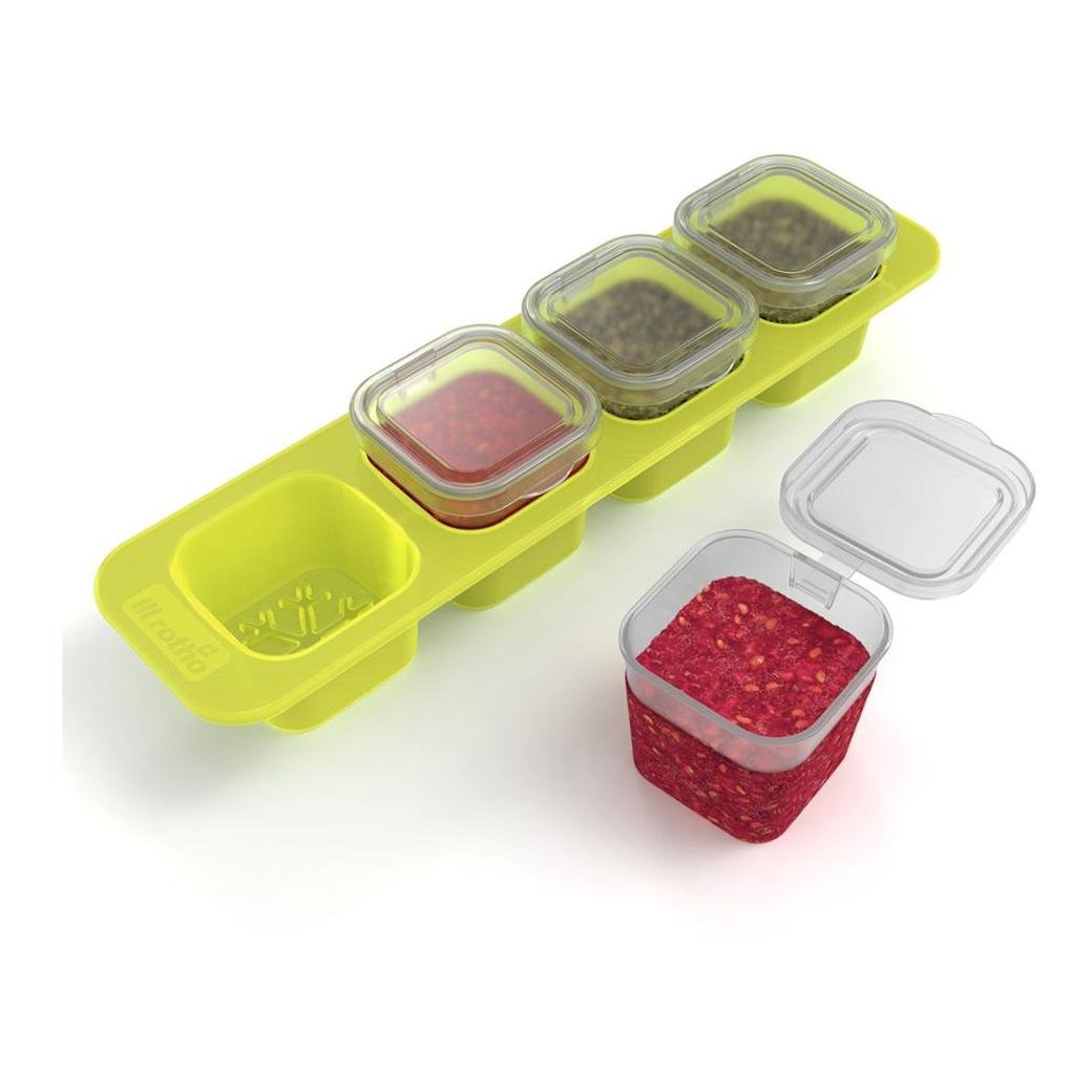 Rotho Mini-Gefrierbehälter-Set Domino - Grün -
