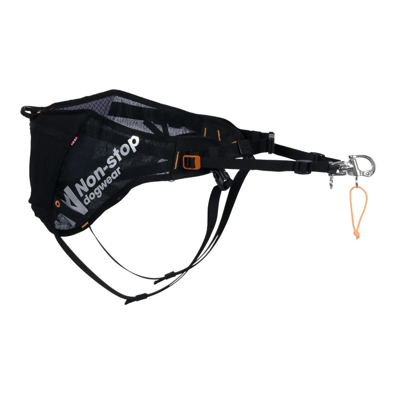 Non-stop Dogwear Løype Belt Pro - Ergonomischer Hundegurt für Skijöring - Black