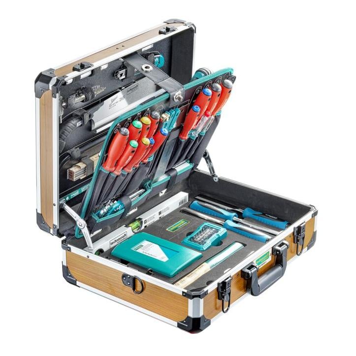 technocraft Alu-Wkzg-Koffer 'PRO WOOD 4' - Braun/Grau -