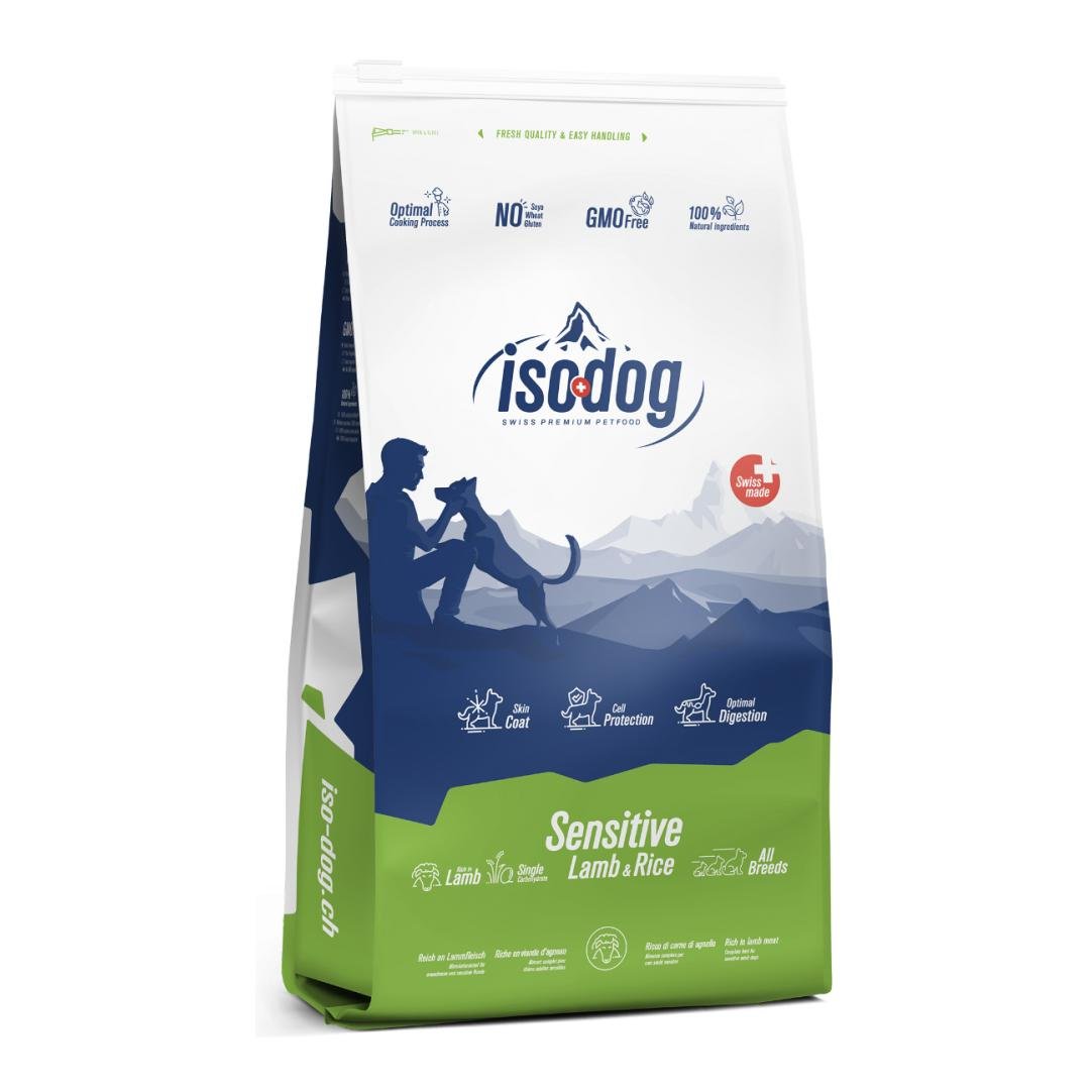 Iso-Dog Sensitive Lamb&Rice Trockenfutter aus der Schweiz - Mehrfarbig -