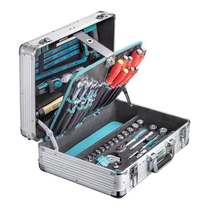 technocraft Alu-Werkzeug-Koffer 'PRO BOX 127' - Silber/Schwarz -