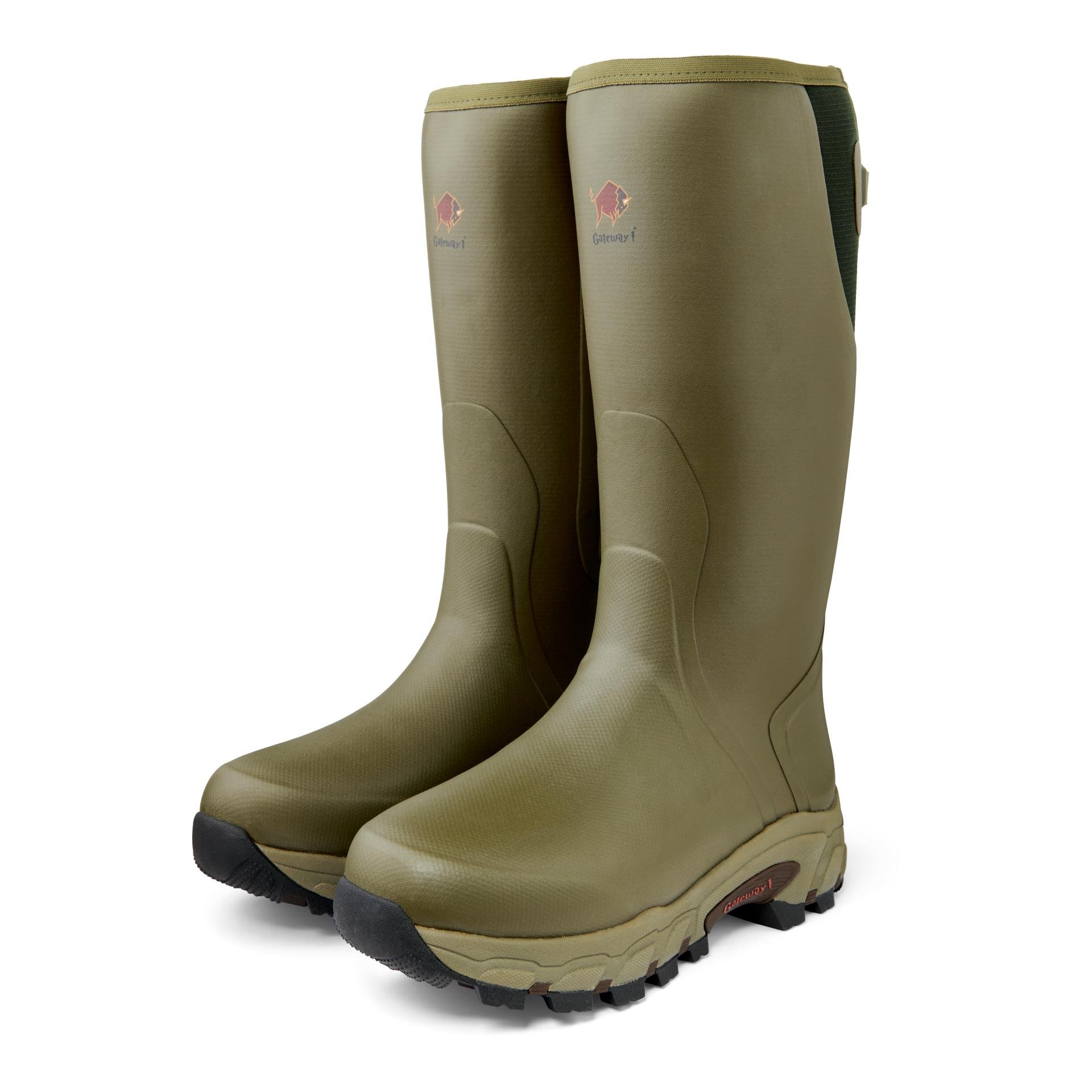 Gateway1 Gummistiefel Pro Shooter 18' 7mm Side-Zip - Olive
