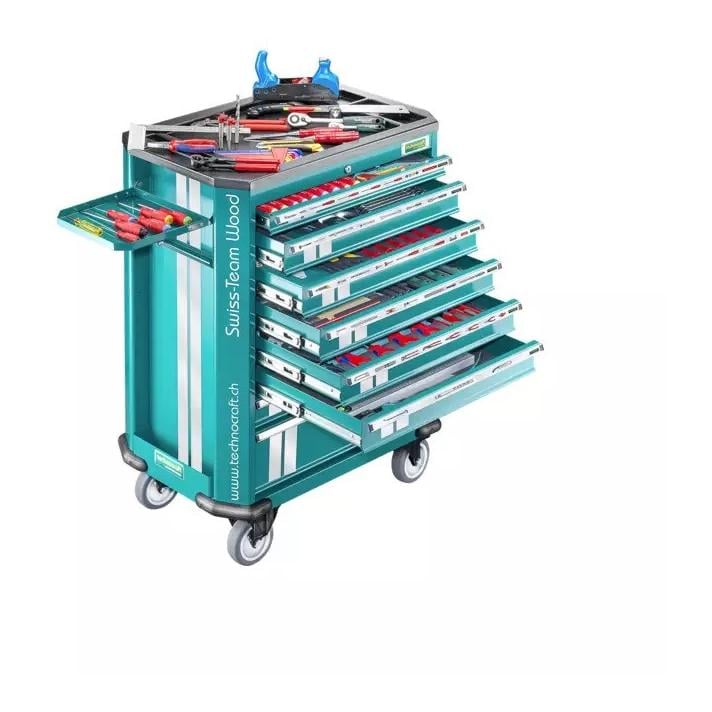 technocraft Werkstattwagen SWISS TEAM WOOD PRO
