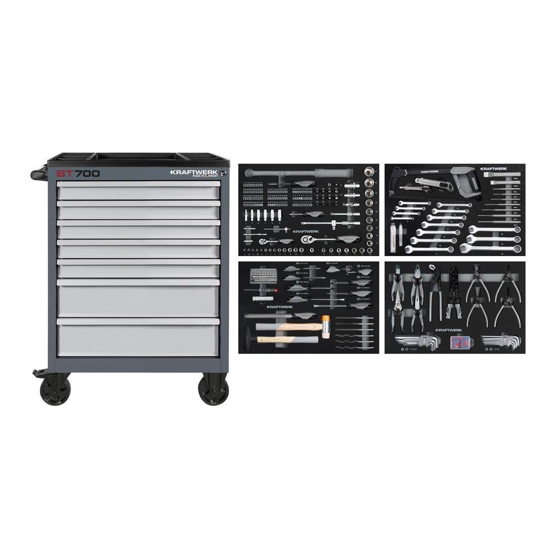 Kraftwerk Werkstattwagen BT700 - 337-tlg. - Grau -