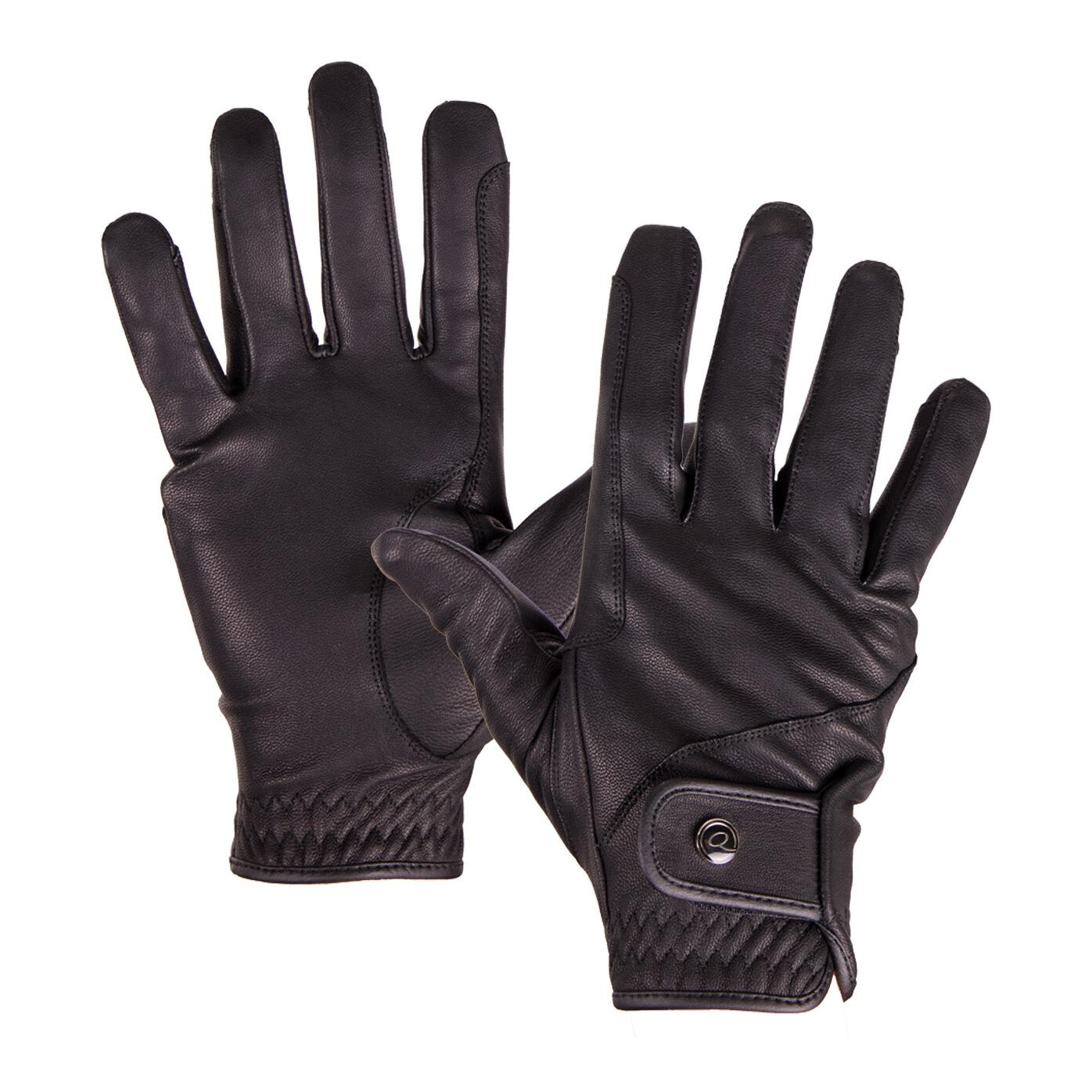 QHP Lederhandschuh Pro - Schwarz