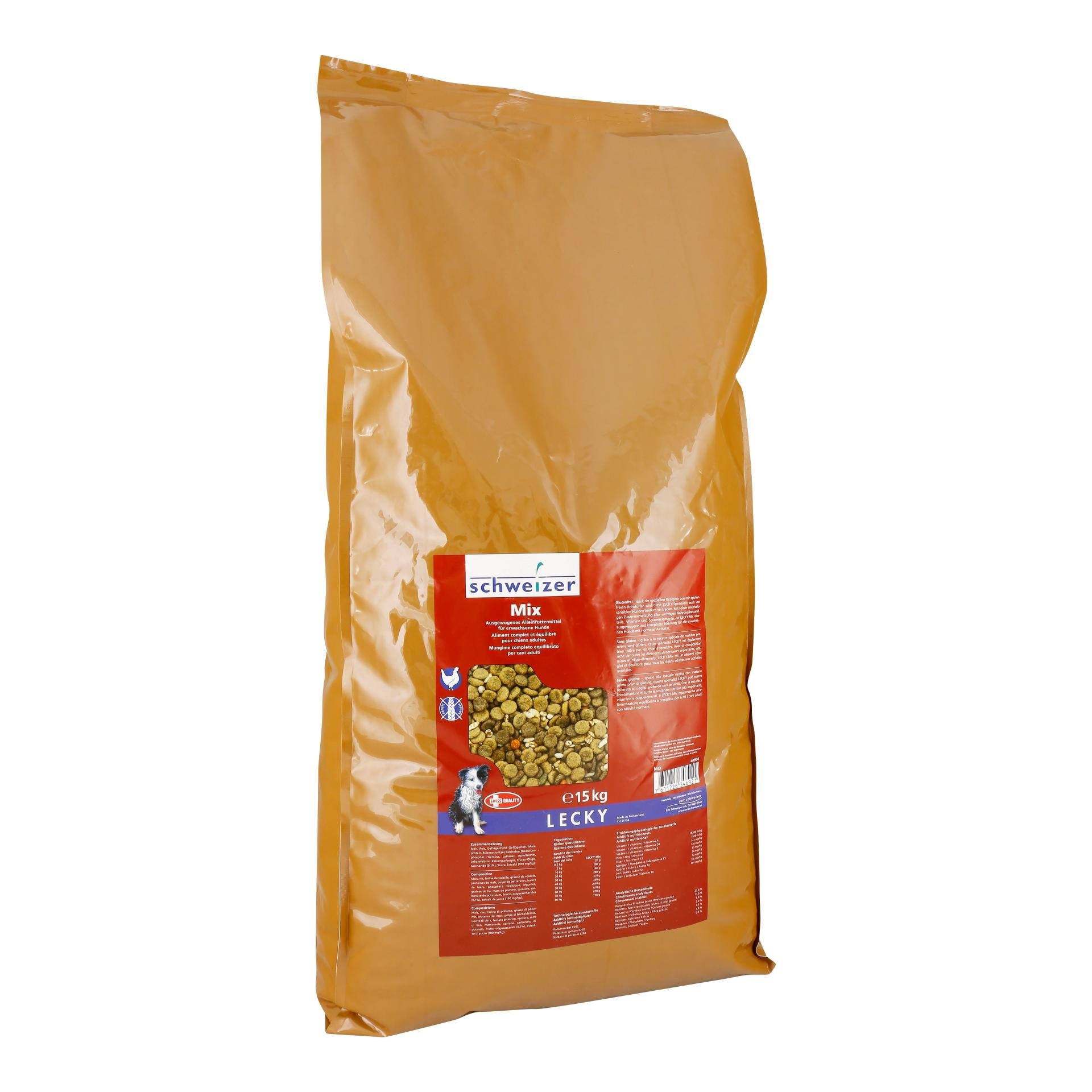 LECKY Trockenfutter Mix - Braun -