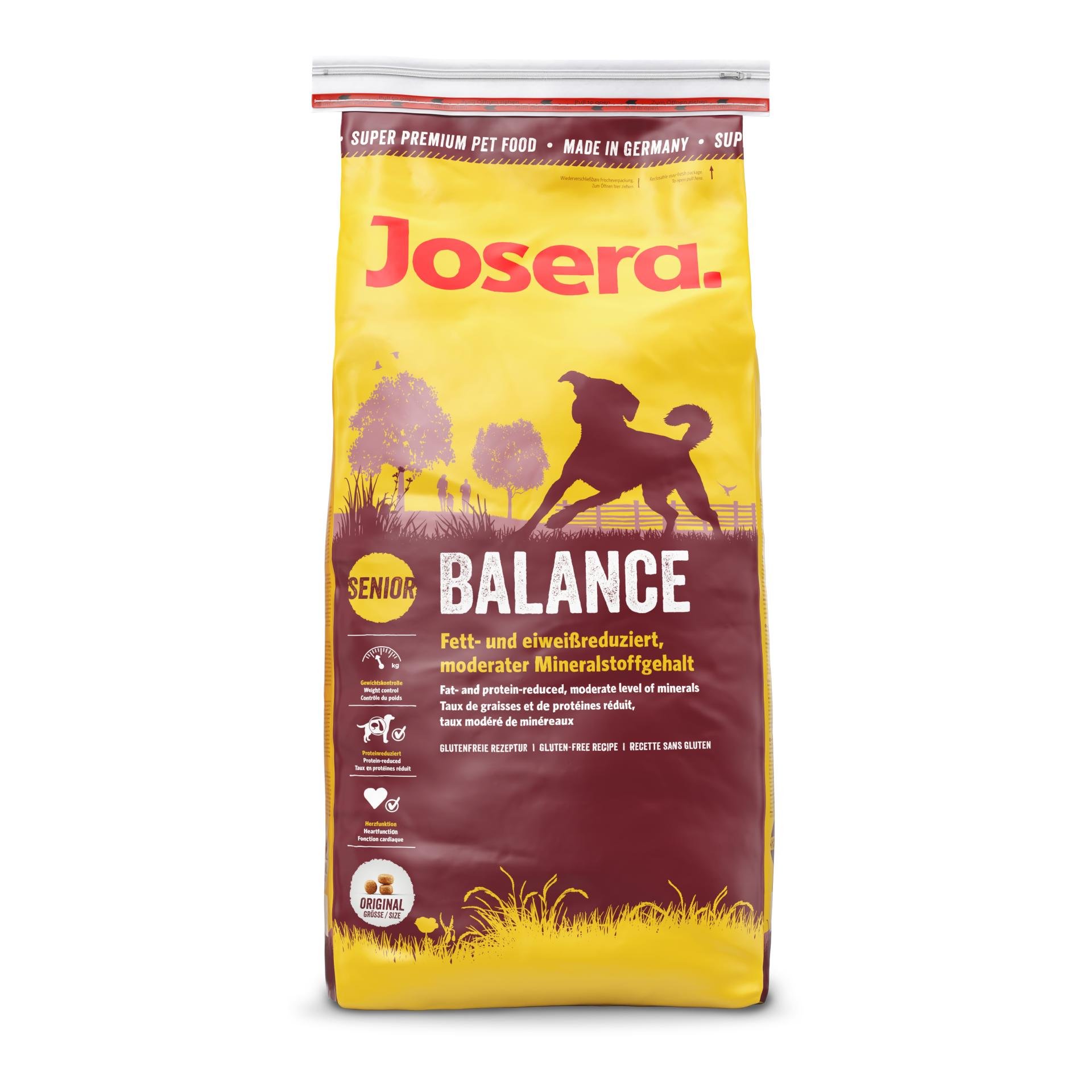 Josera Balance Trockenfutter Light und Senior - Natur -