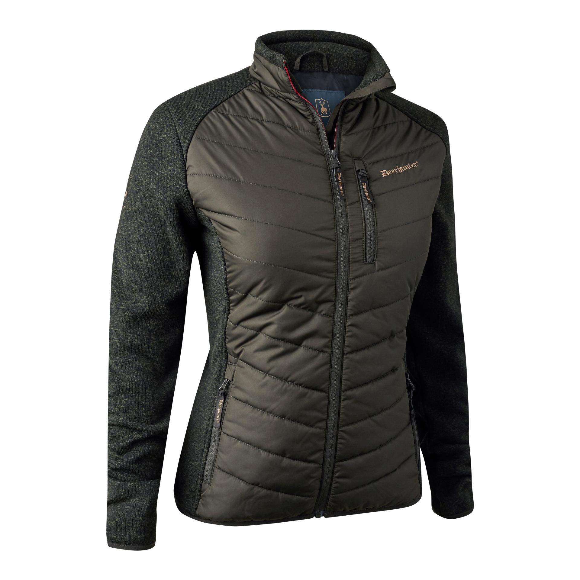 Deerhunter Damen Caroline Padded Jacke mit Strick - Timber