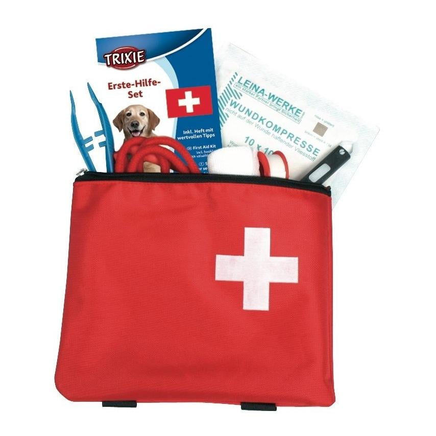 Trixie Hundeapotheke für erste Hilfe am Tier - Rot -