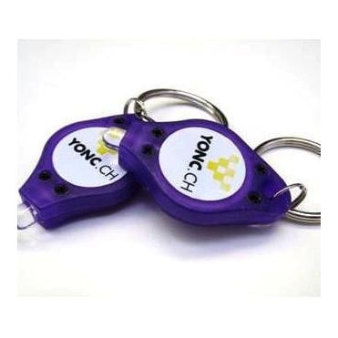 YONC UV LED Schlüsselanhänger Taschenlampe - Blau, Multi -