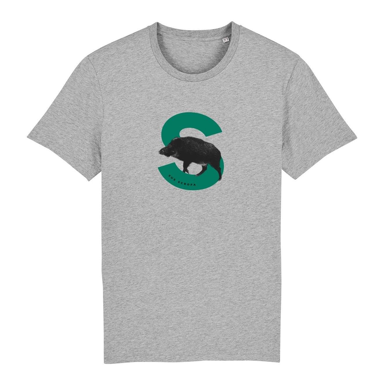 orsino Sus Scrofa Big5 Unisex T-Shirt – heather grey