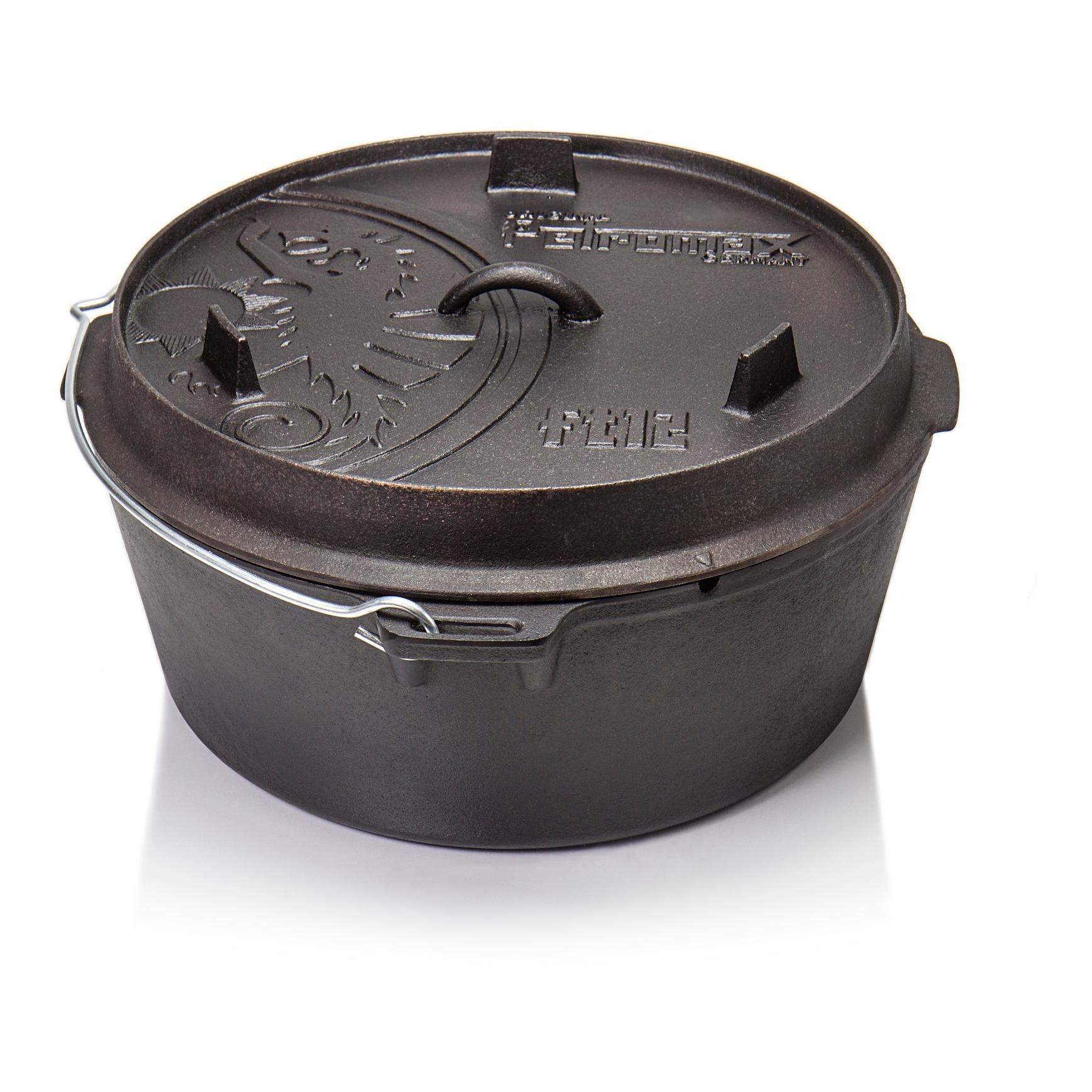 Petromax Feuertopf ohne Füsse - ft12, 11.5 L - Schwarz -