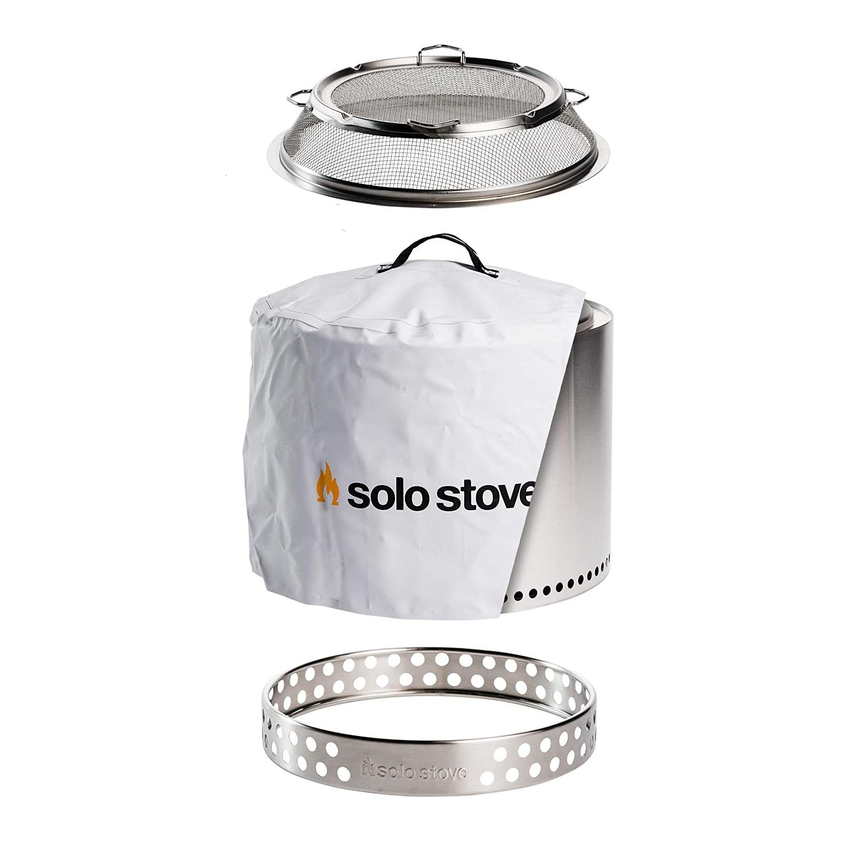 Solo Stove Bonfire 1.0 Feuerschale Set - Silber -