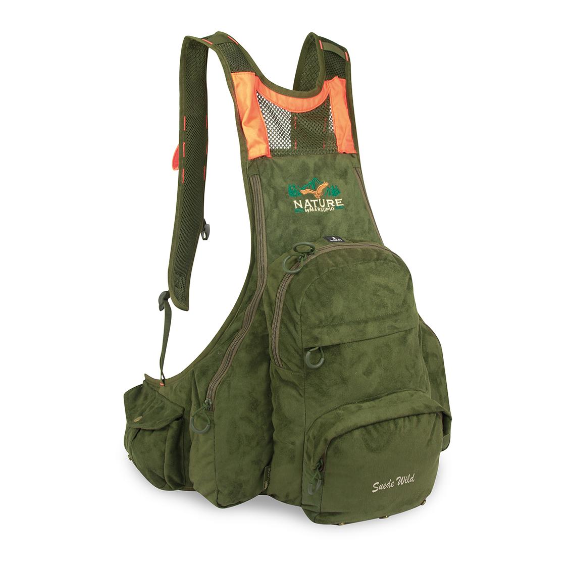 Marsupio Rucksack Gilet Suede Wild - Grün -