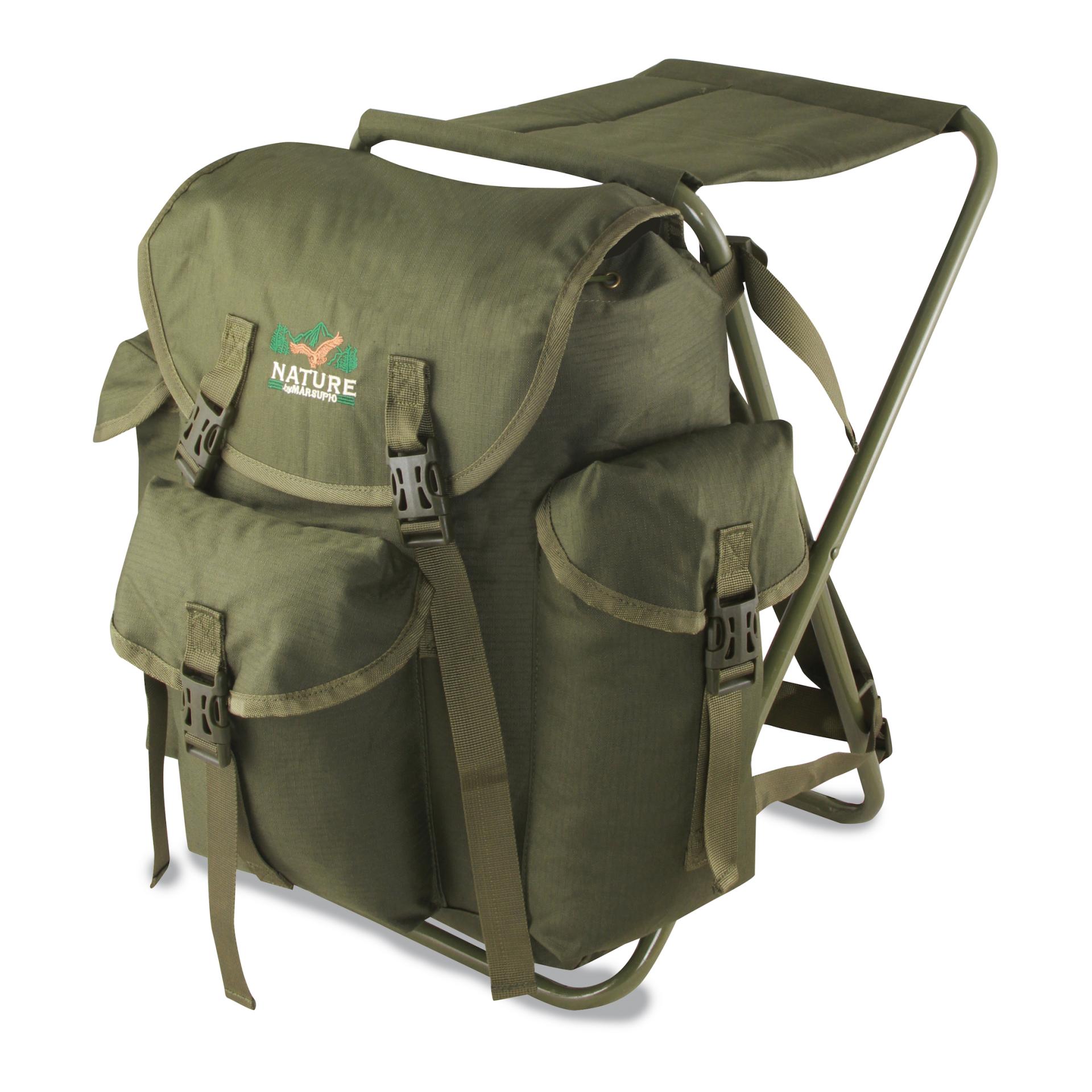 Marsupio Sitzstuhl-Rucksack - Grün