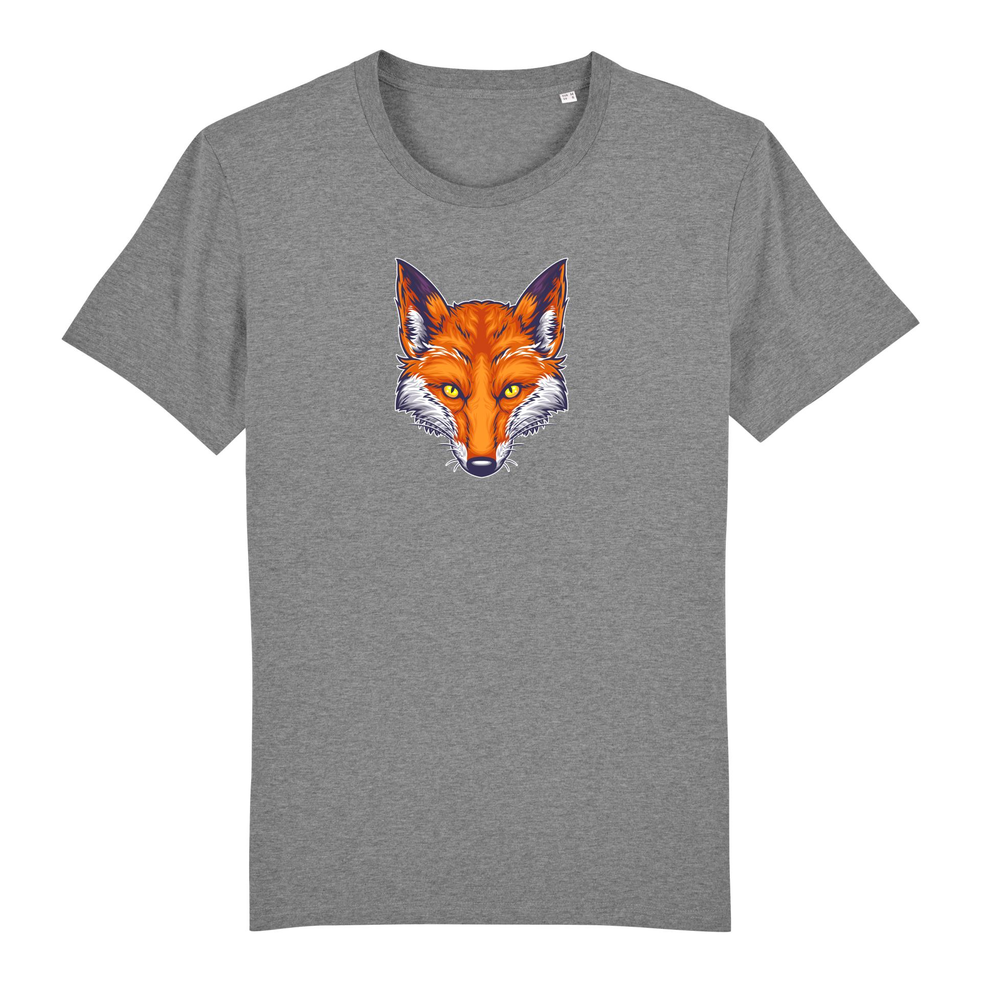 orsino Fuchs Bio T-Shirt - Mid Heather Grey -