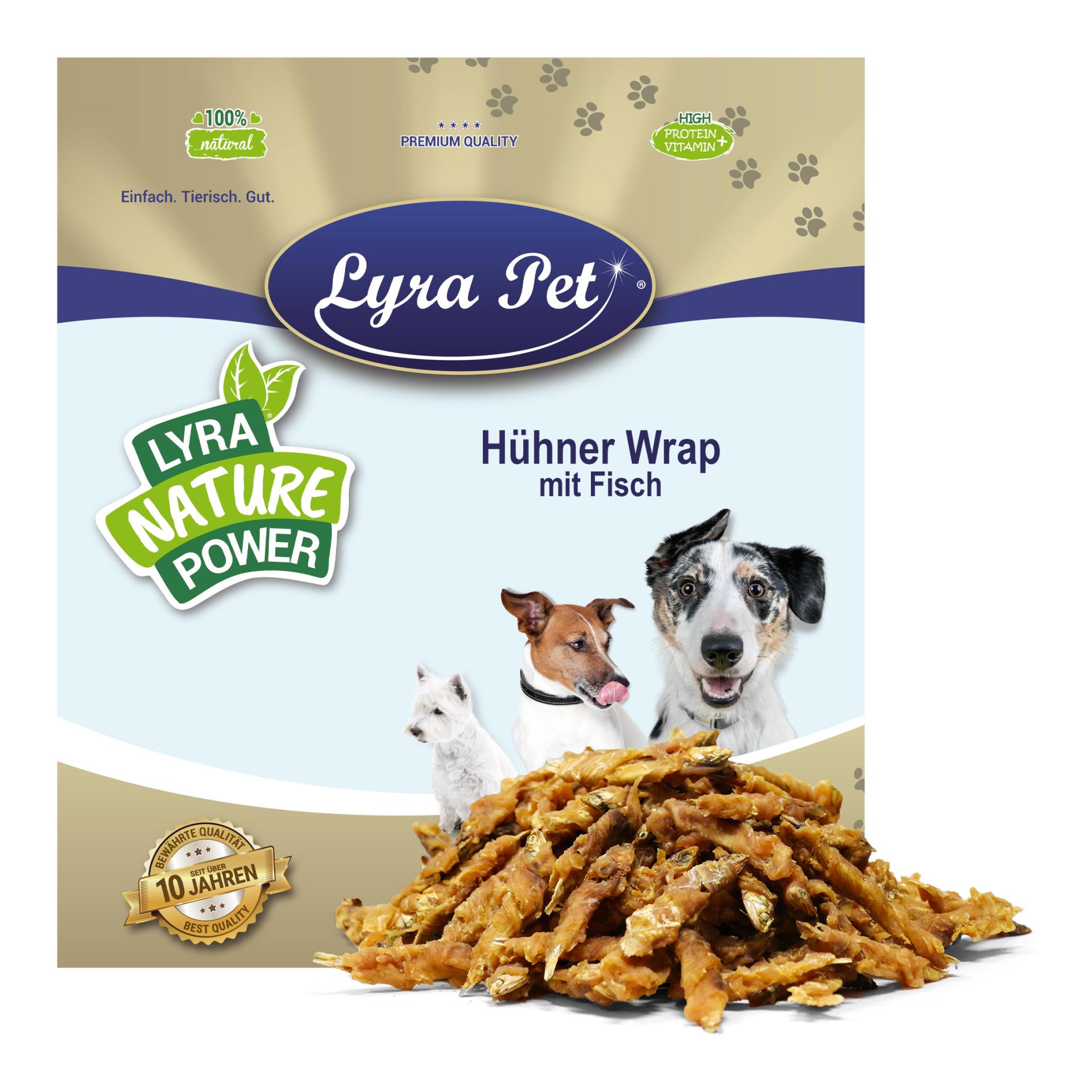 Lyra Pet Hühner Wrap mit Fisch
