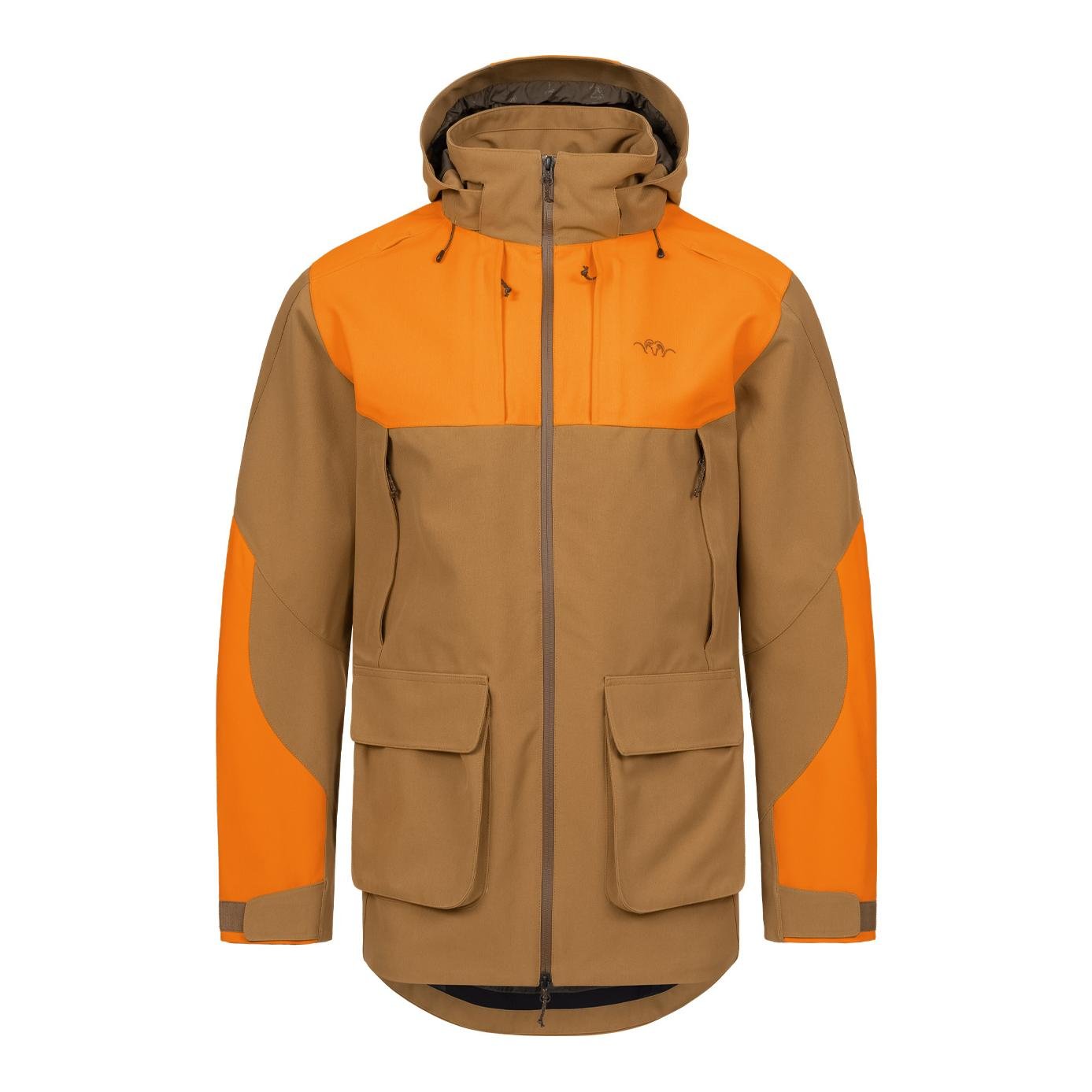 Blaser Herren Striker Jacke - Rubber Braun/Blaze Orange -