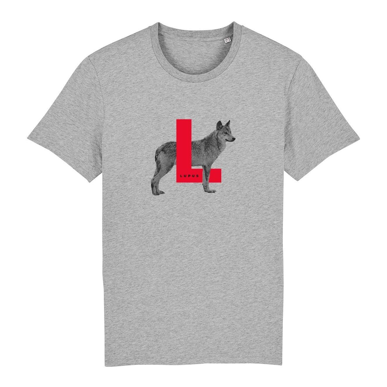 orsino Lupus Big5 Unisex T-Shirt – heather grey