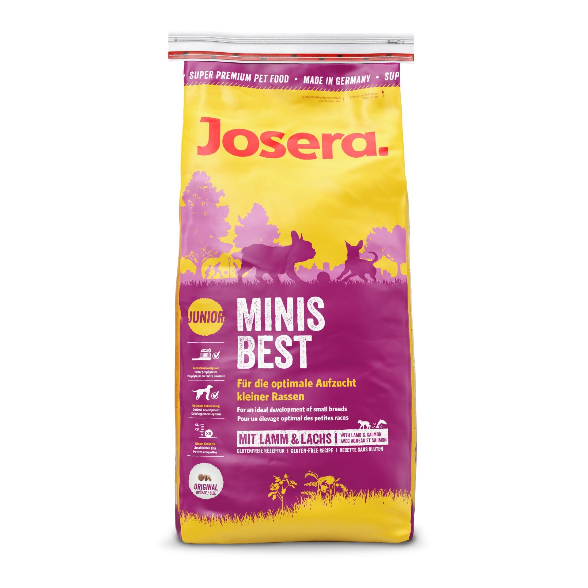 Josera Mini Junior Trockenfutter für Welpen - Natur -