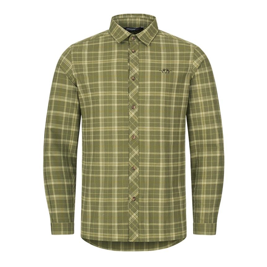 Blaser 20 TF Hemd - Oliv/Beige kariert - Olive/Beige kariert -