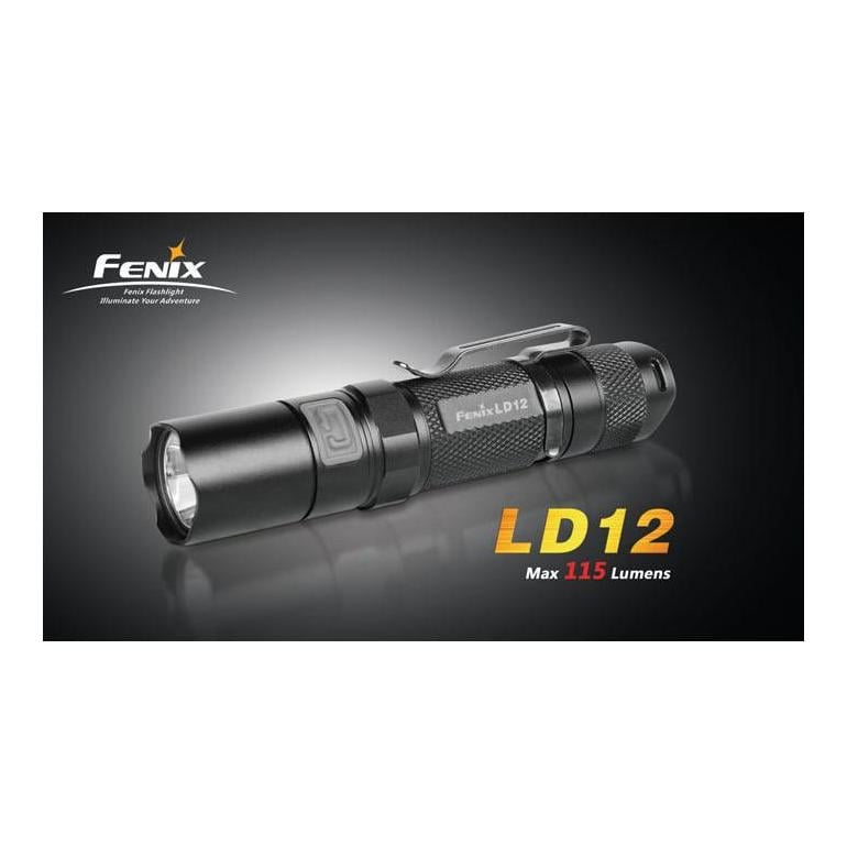 Fenix Light LD12 - Cree R5 LED Taschenlampe - Schwarz -