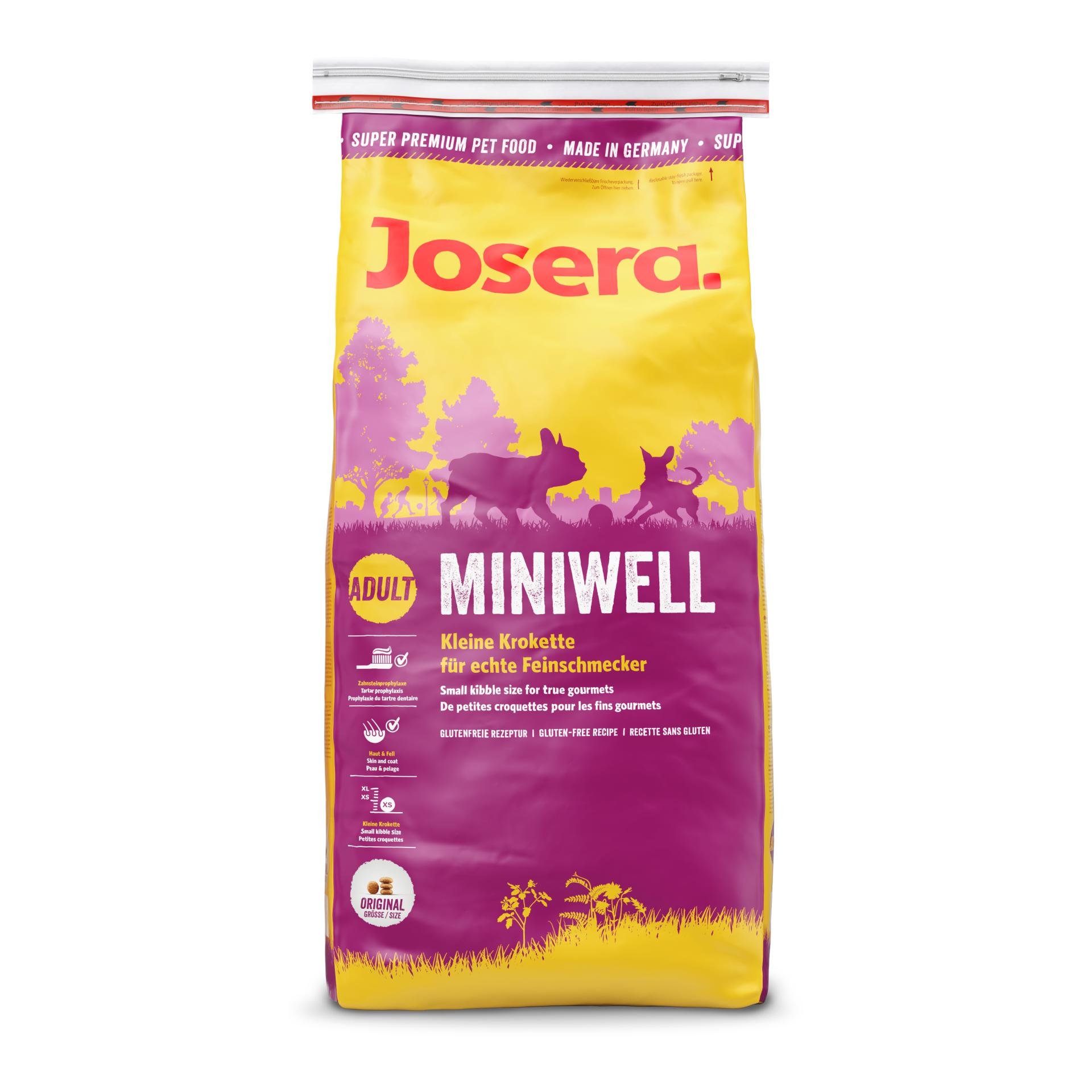 Josera Miniwell Trockenfutter für kleine Rassen - Natur -