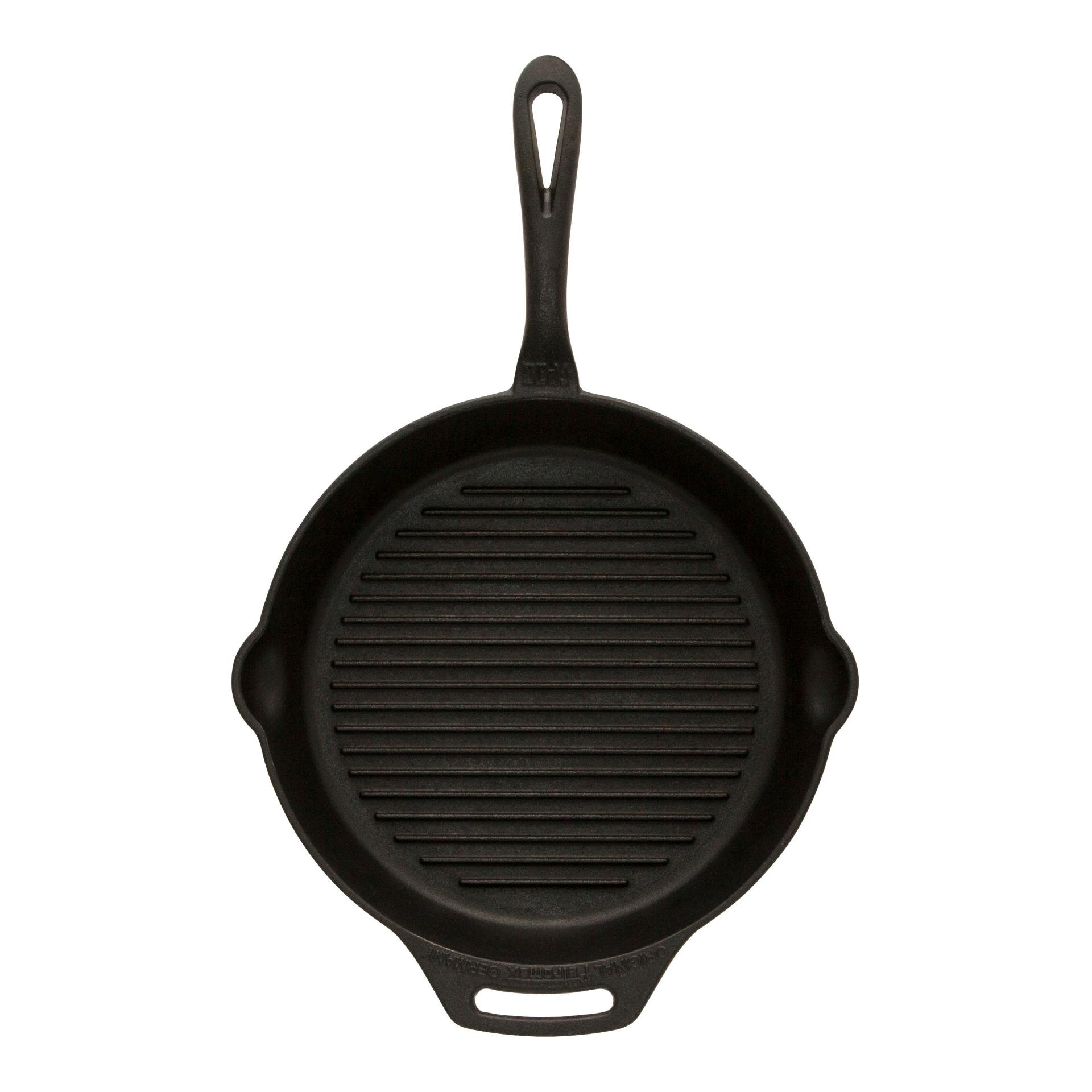 Petromax Grill-Feuerpfanne 30 cm Ø mit Stiel - Schwarz -