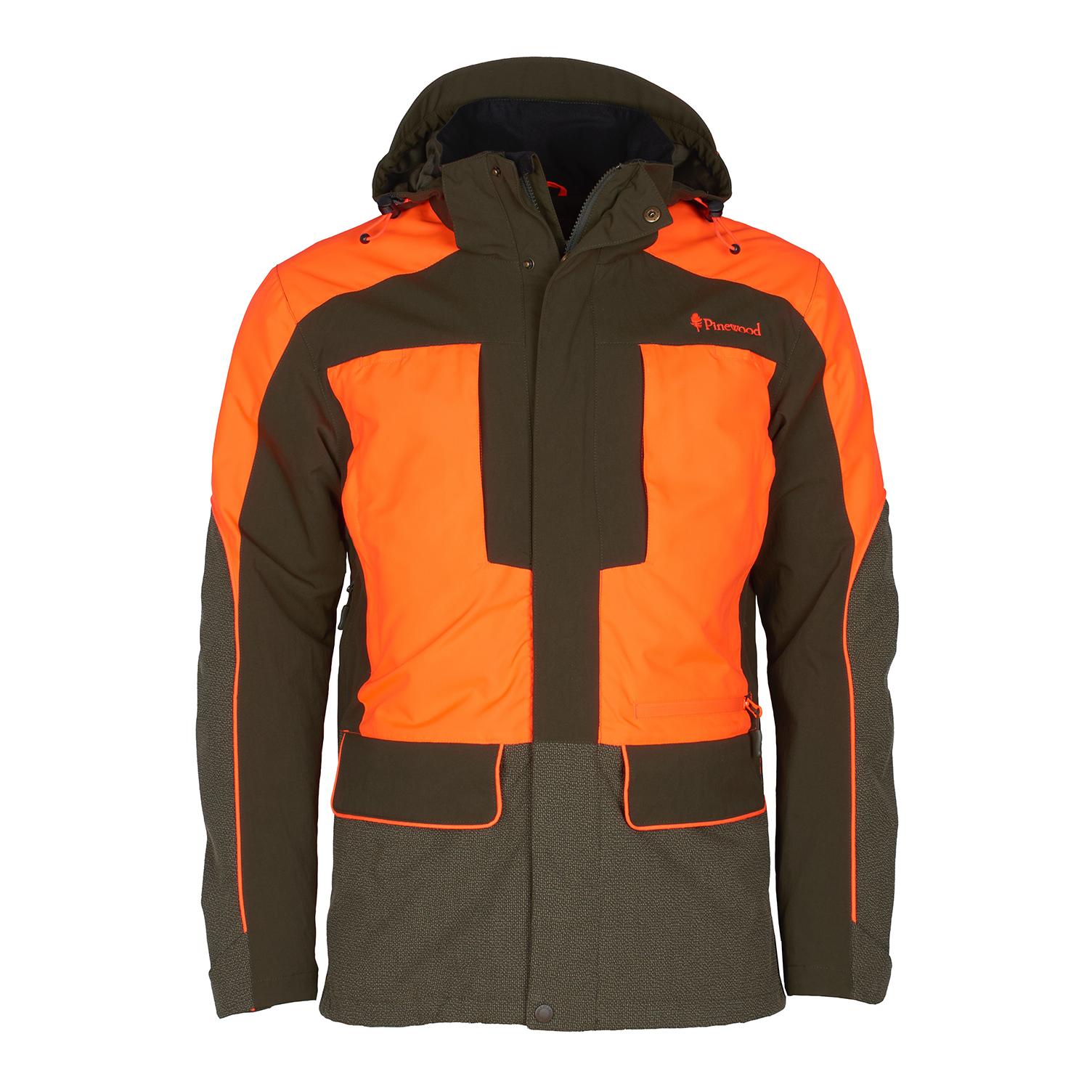 Pinewood Thorn Resistant Jacke - Moosgrün/Orange -