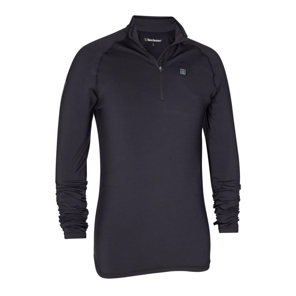 Deerhunter Heat Unterhemd mit Reißverschluss - Black -
