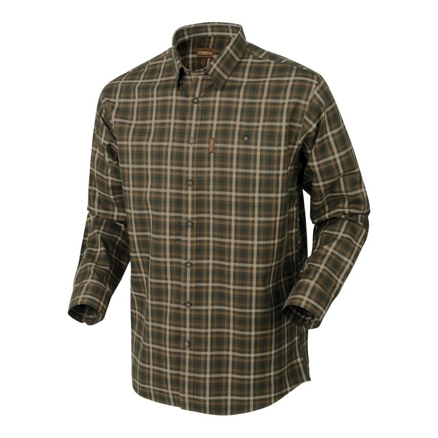Härkila Milford Hemd - Willow green check