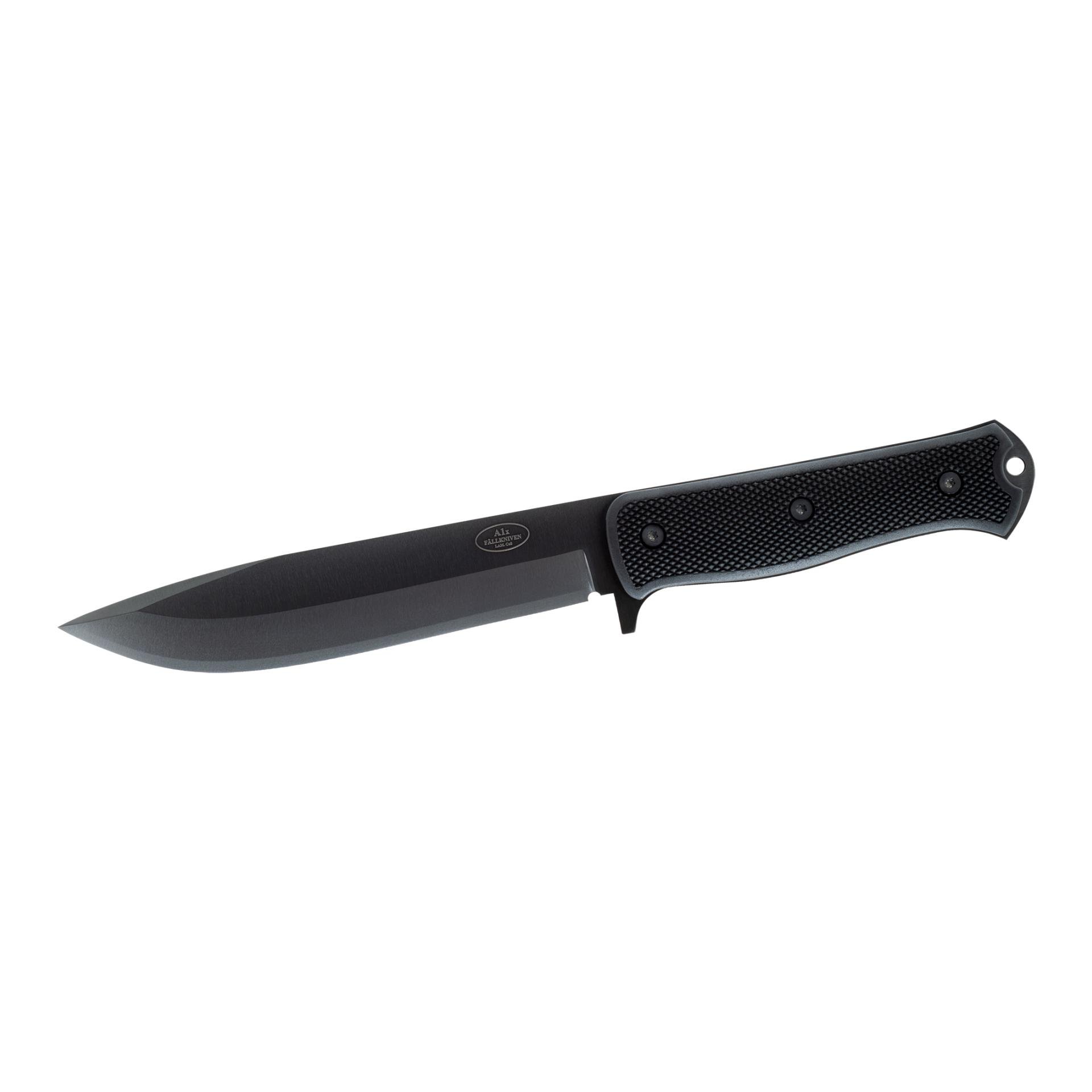 Fällkniven A1xb Messer mit Zytel Scheide – Tungsten Carbide Schwarz