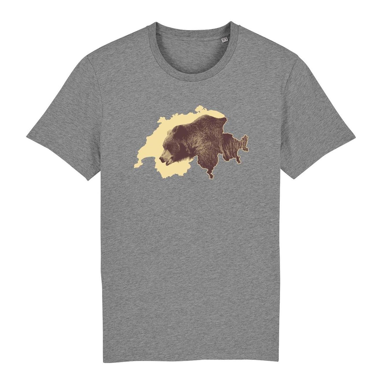 orsino Schweizer Bär Unisex T-Shirt - mid heather grey