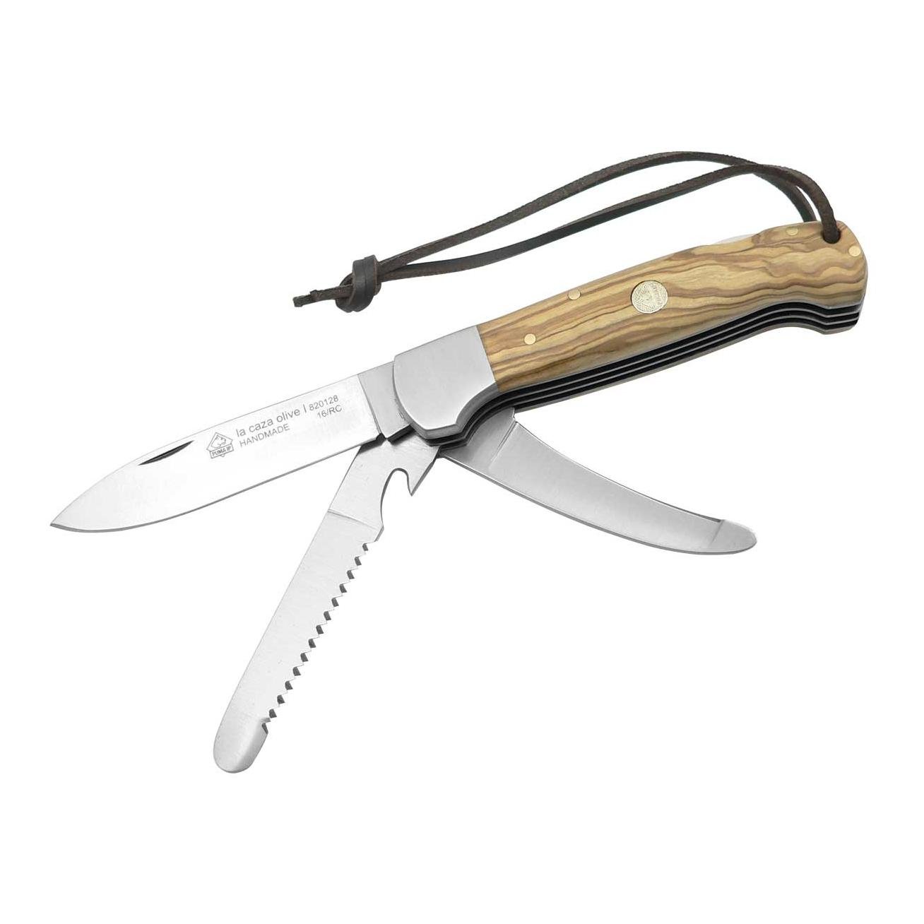 Puma IP Jagdtaschenmesser LA CAZA OLIVE I - Beige / Nude, Braun, Multi -