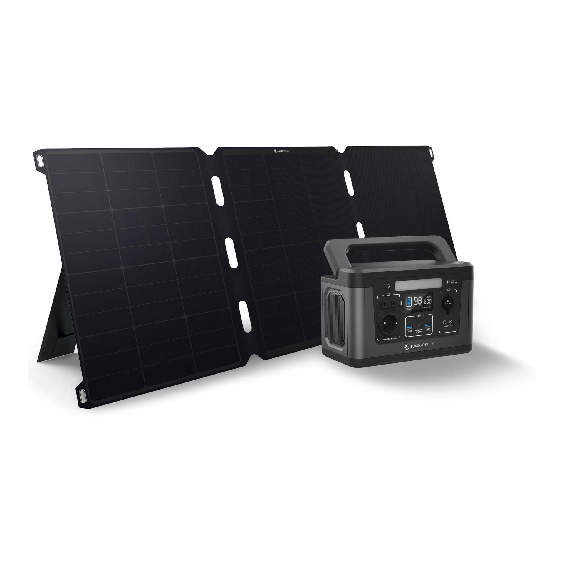 SunnyBag Sunbooster 120 + Poswerstation 600