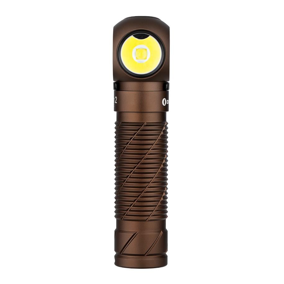 Olight Perun 2 LED Stirnlampe - Schwarz - Desert Tan -