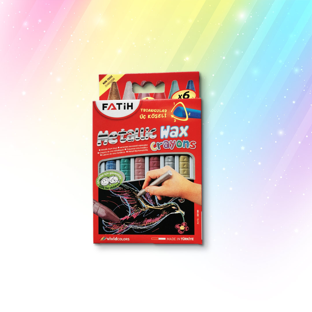 MagicRise Wachsmalstifte mit Metallic Effekt