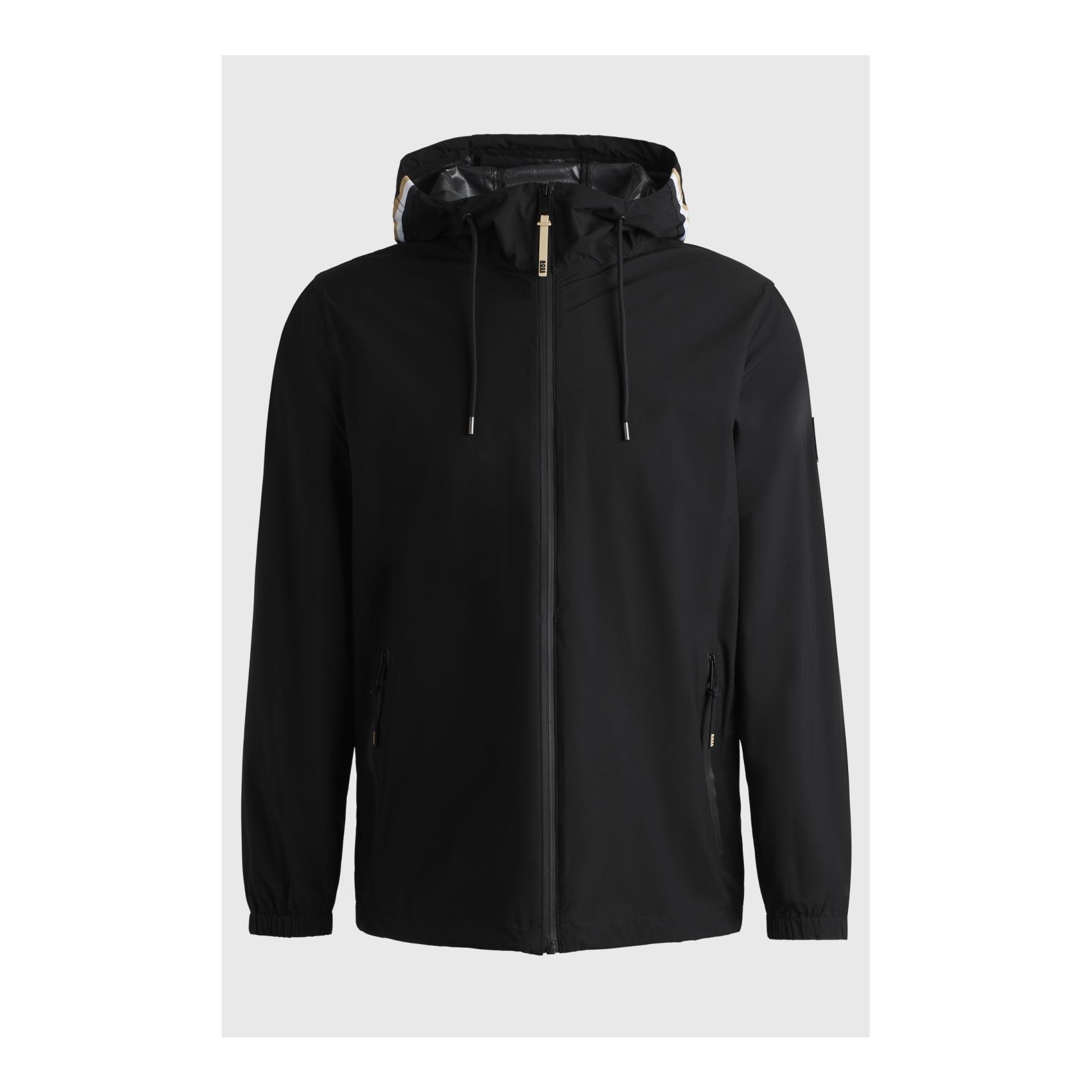 BOSS Equestrian Regenjacke Rex Herren - Black - Grösse Bekleidung Herren: L