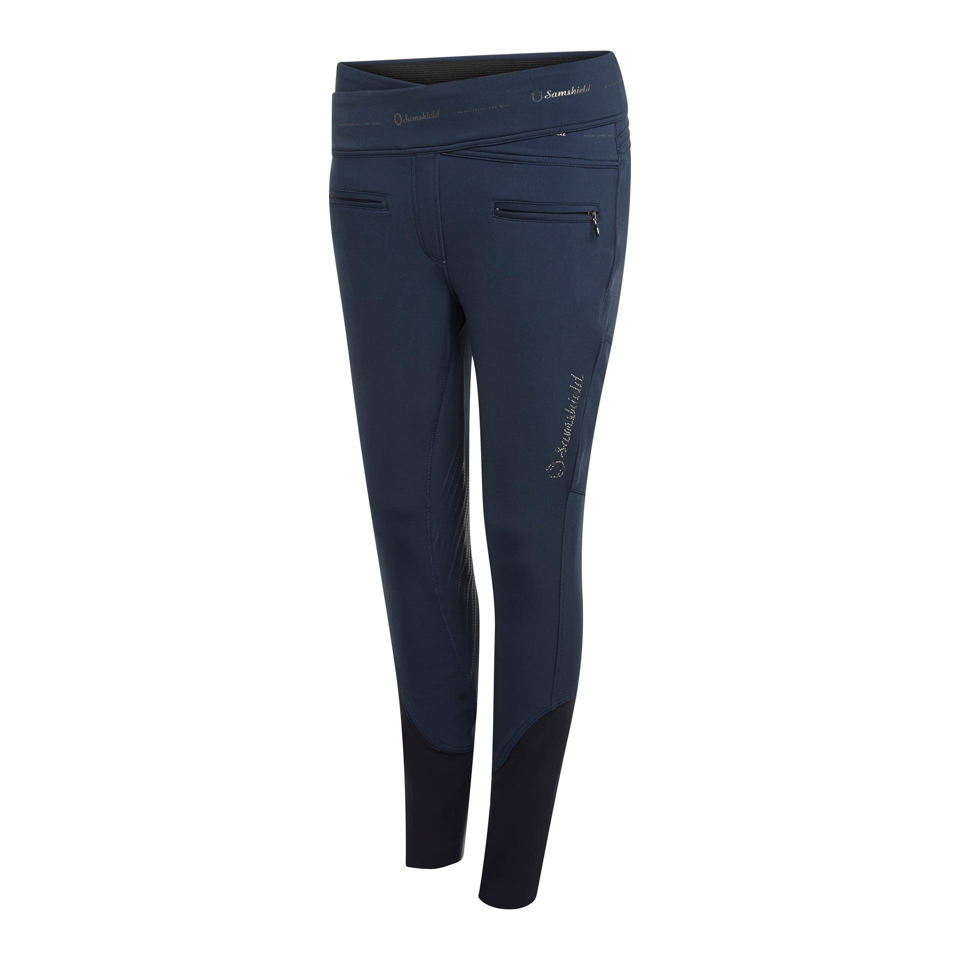 Samshield Winterreithose Alpha Kniegrip Damen - Navy tone on tone -