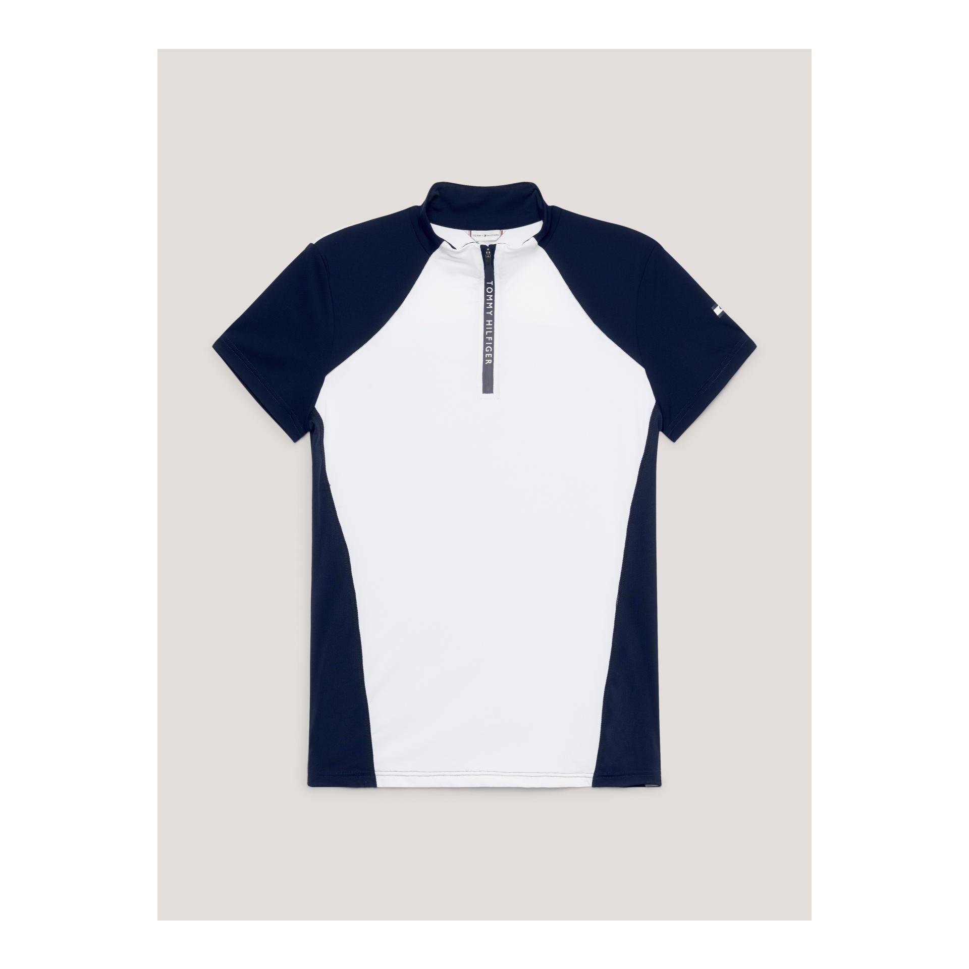 Tommy Hilfiger Equestrian Trainingsshirt Cooling Denver Damen - Optic White - Farbe: Optic White, Grösse Bekleidung Damen: S