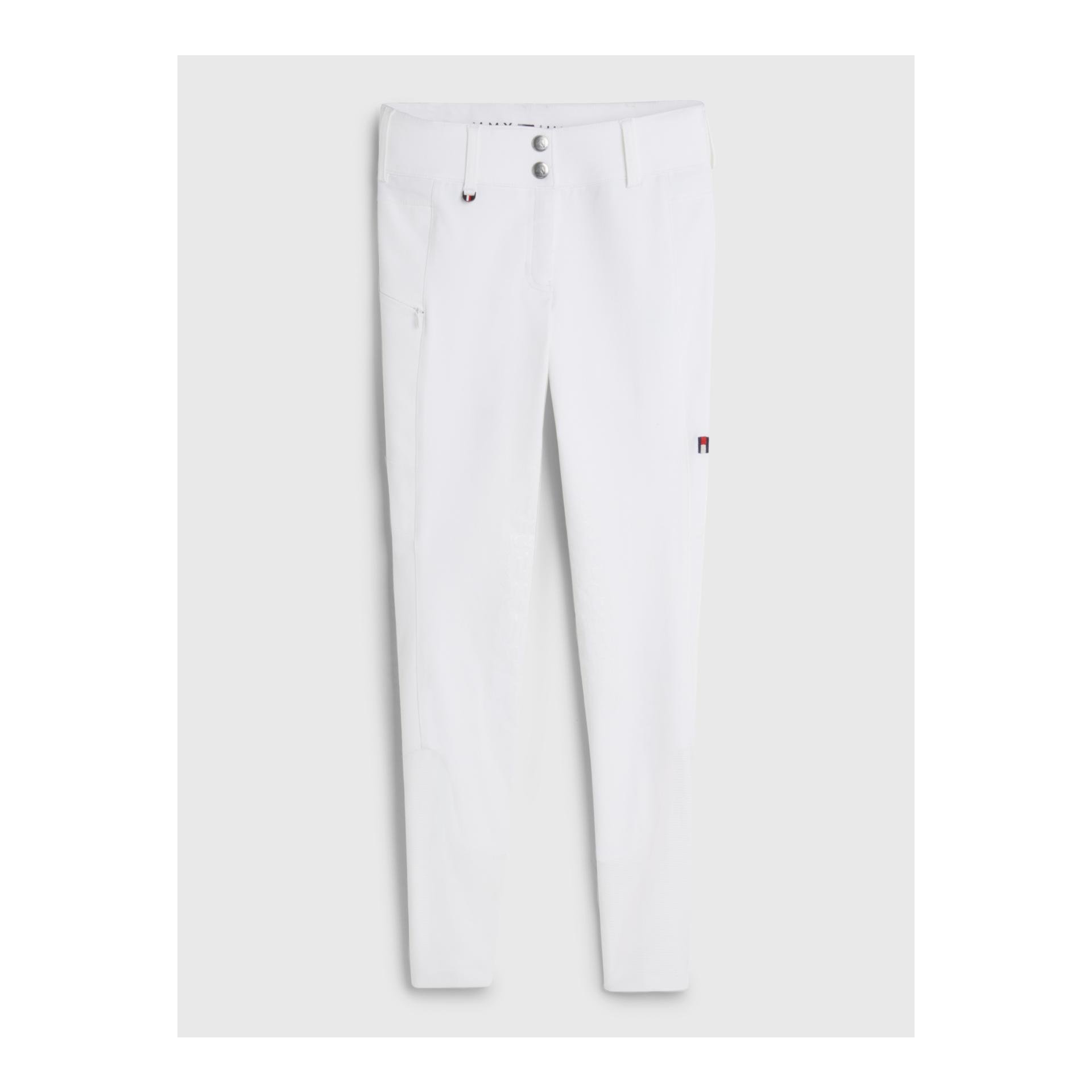 Tommy Hilfiger Equestrian Reithose Pro Kniebesatz Damen - Optic White -  Farbe: Optic White, Grösse: M