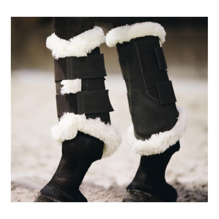 Kentucky Arbeitsgamaschen Turnout Boots Air - braun Grösse: S
