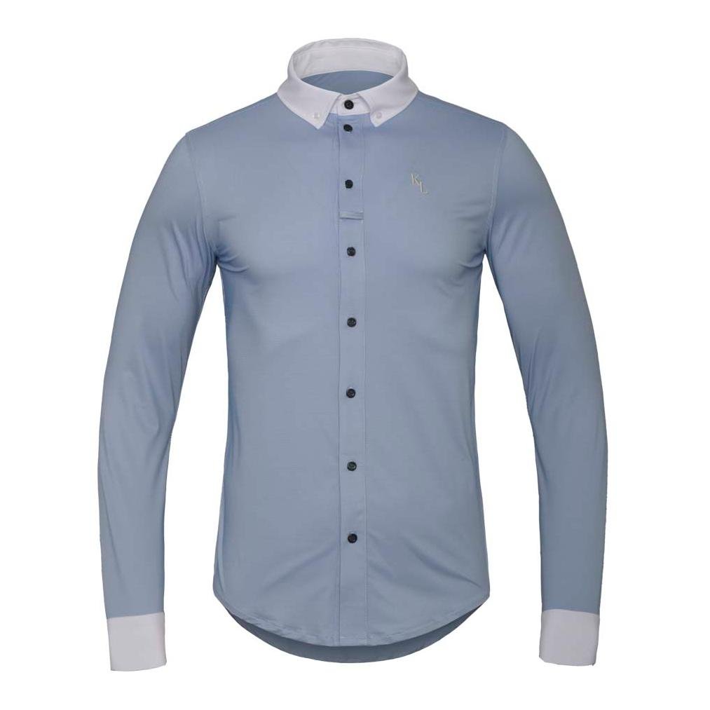 Kingsland Turniershirt langarm KLOla Herren - blue coastal fjord Grösse Bekleidung Herren: XL