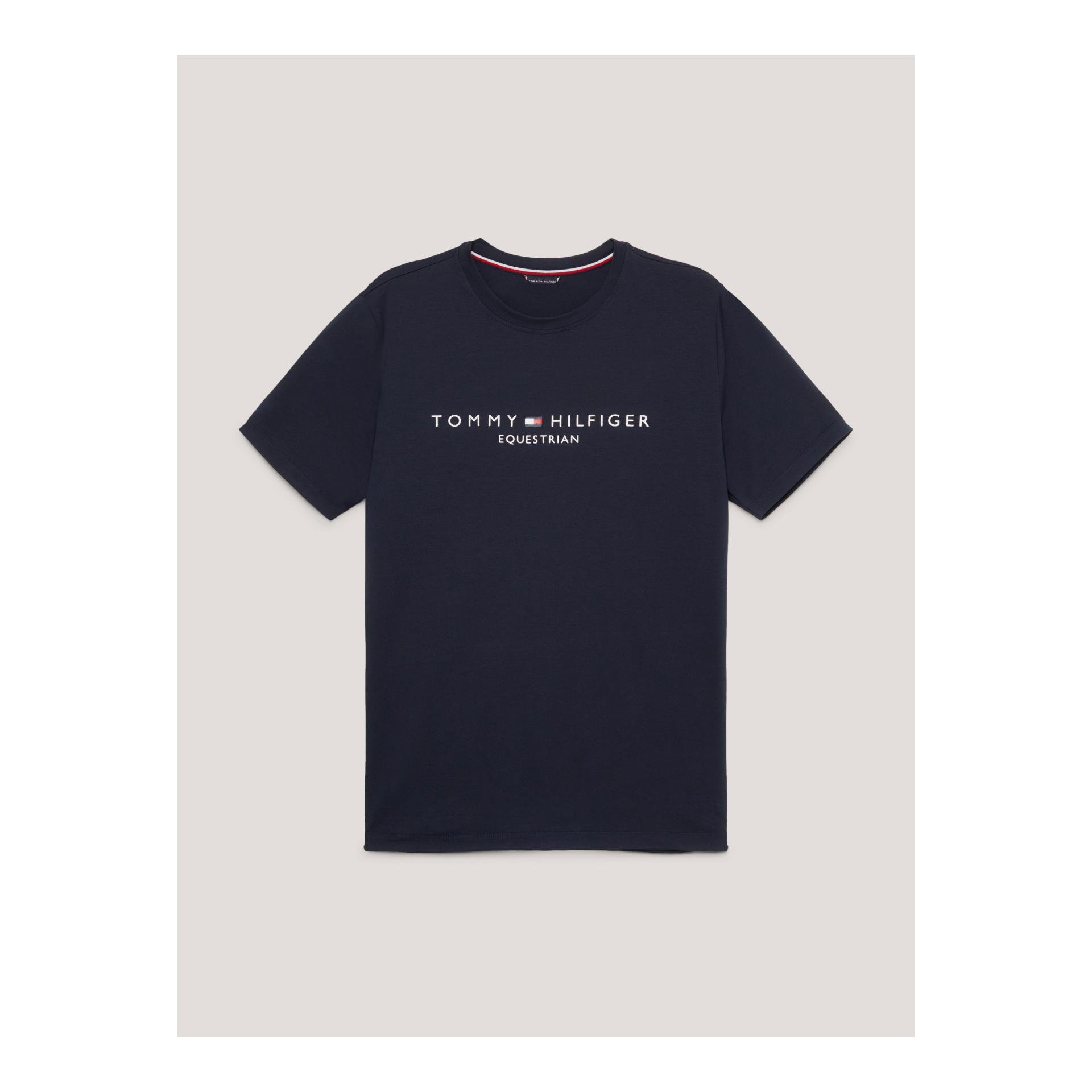 Tommy Hilfiger Equestrian T-Shirt Williamsburg Herren - Desert Sky - Grösse Bekleidung Herren: XXL